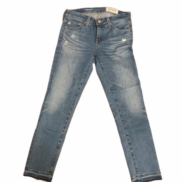 Ag Adriano Goldschmied Denim - AG Jeans Stilt Cigarette Crop Size 24